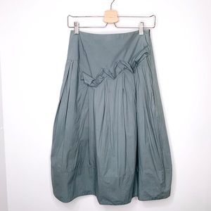 MARNI prairie vintage boho western midi skirt